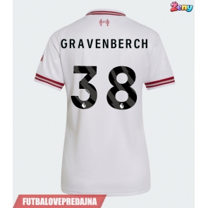 Lacne Ženy Futbalové dres Liverpool Ryan Gravenberch #38 2026-27 Krátky Rukáv - Preč